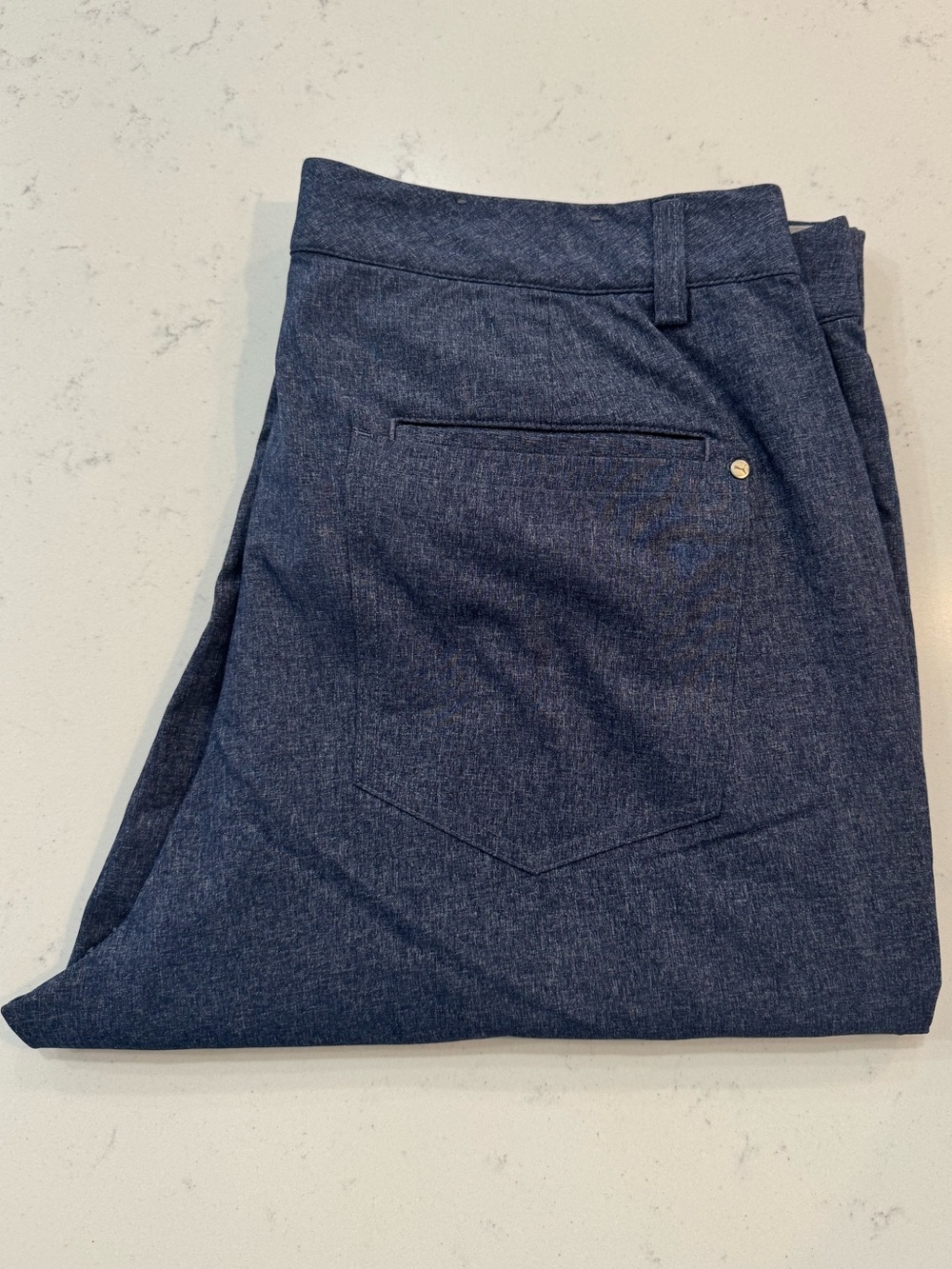 Puma Men's Dark Navy Straight Golf Pants -